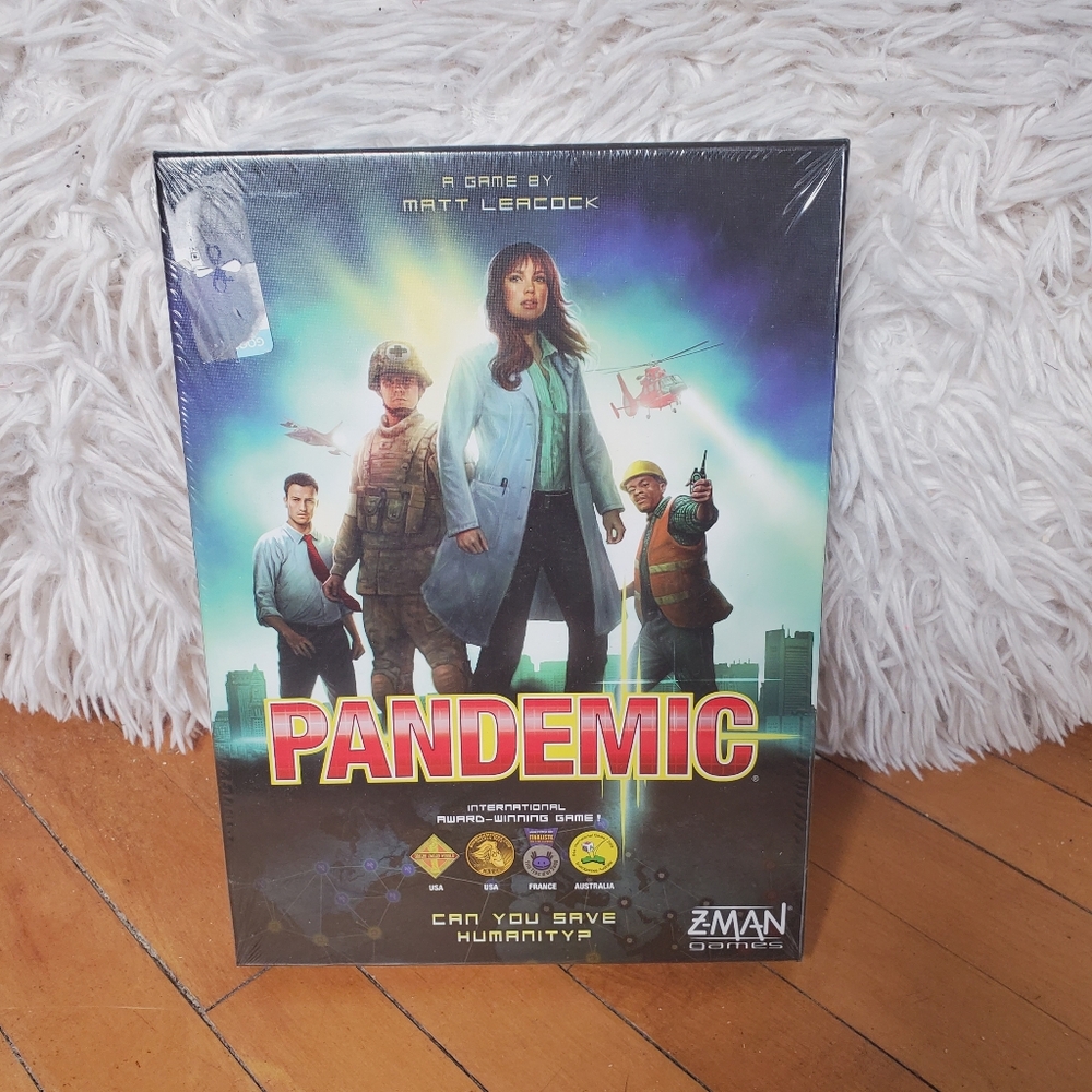 PANDEMIC Zman Board Game Z-Man Cooperative Team FACTORY SEALED